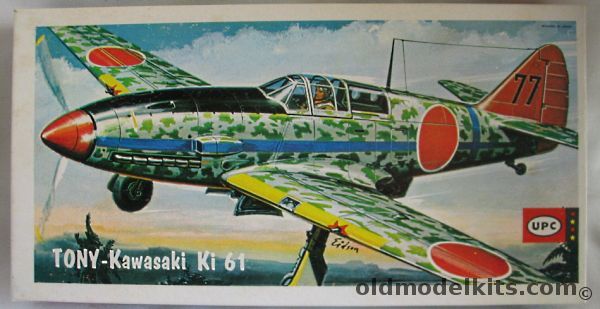 UPC 1/50 Kawasaki Ki-61 Hien Tony (ex-Marusan), 5075-100 plastic model kit
